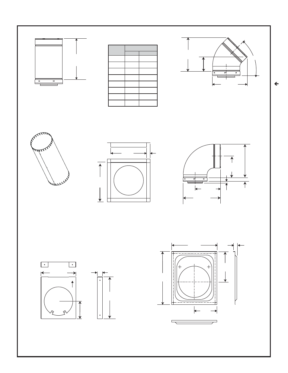 B. vent components diagrams | Hearth and Home Technologies DV3732SBIL User Manual | Page 66 / 77