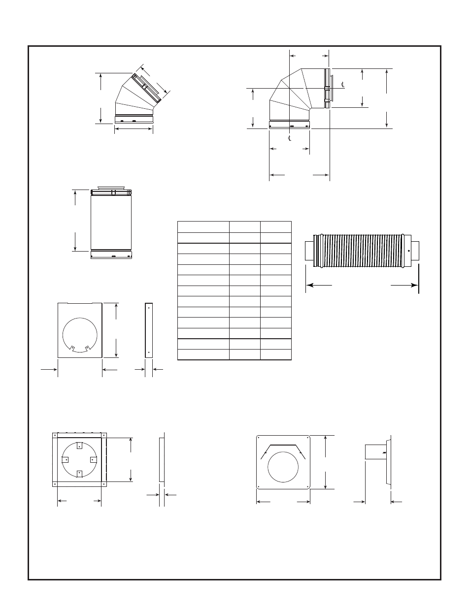 B. vent components diagrams (continued) | Hearth and Home Technologies DV3732SBIL User Manual | Page 71 / 77