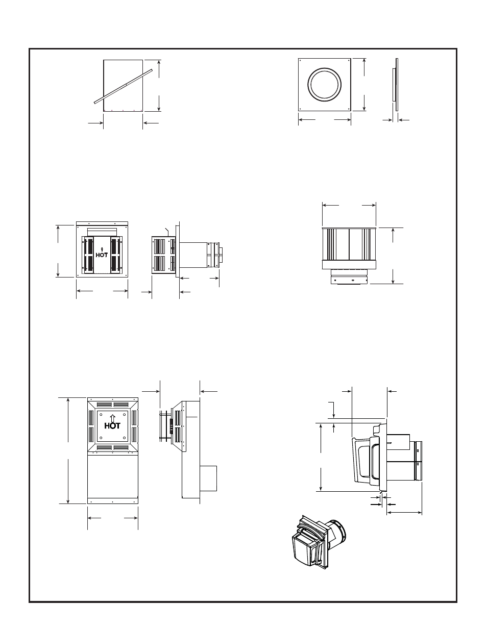 B. vent components diagrams (continued) | Hearth and Home Technologies DV3732SBIL User Manual | Page 73 / 77