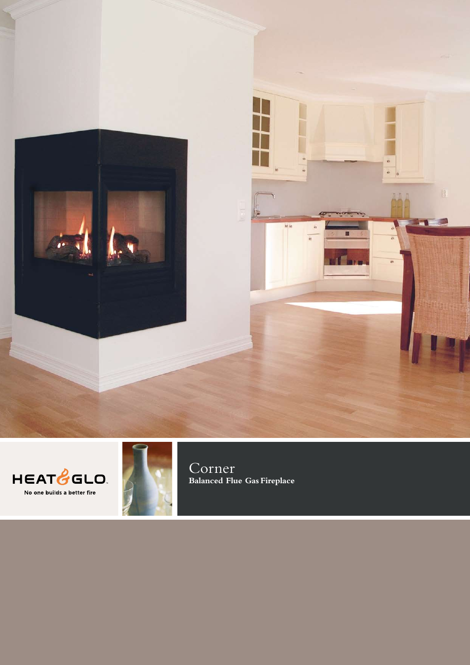 Hearth and Home Technologies Balanced Flue Gas Fireplace CORNER-HVB-CE User Manual | 2 pages