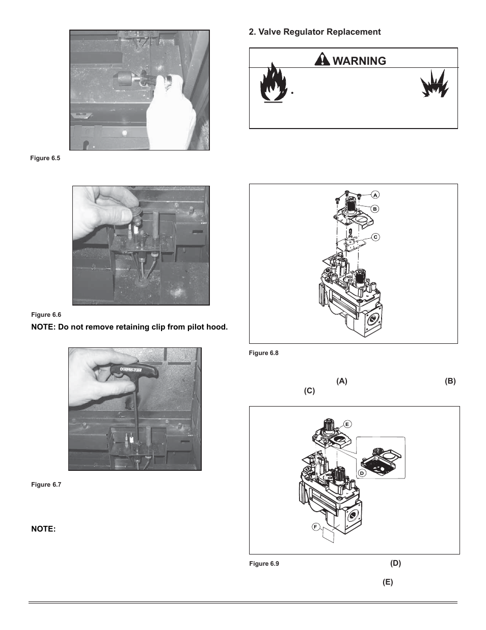 Warning | Hearth and Home Technologies Hudson Bay Direct Vent Gas Appliance HUDBAY-FS User Manual | Page 23 / 49