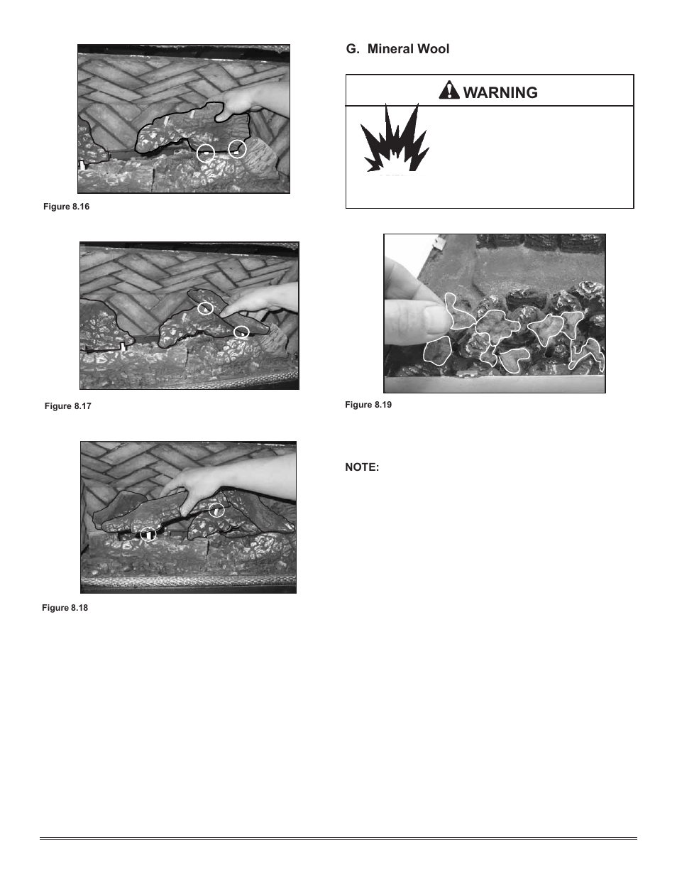 Warning | Hearth and Home Technologies Hudson Bay Direct Vent Gas Appliance HUDBAY-FS User Manual | Page 31 / 49