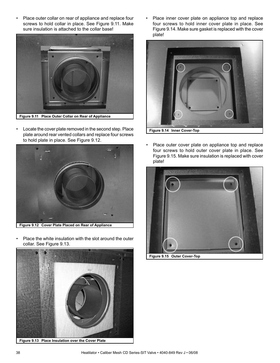 Hearth and Home Technologies Direct Vent Gas Appliance CD4842MR User Manual | Page 38 / 76