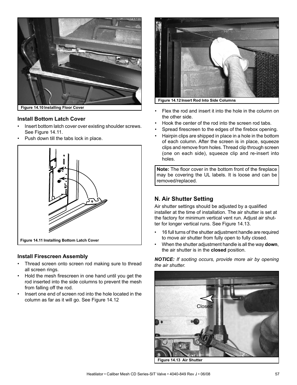 Hearth and Home Technologies Direct Vent Gas Appliance CD4842MR User Manual | Page 57 / 76