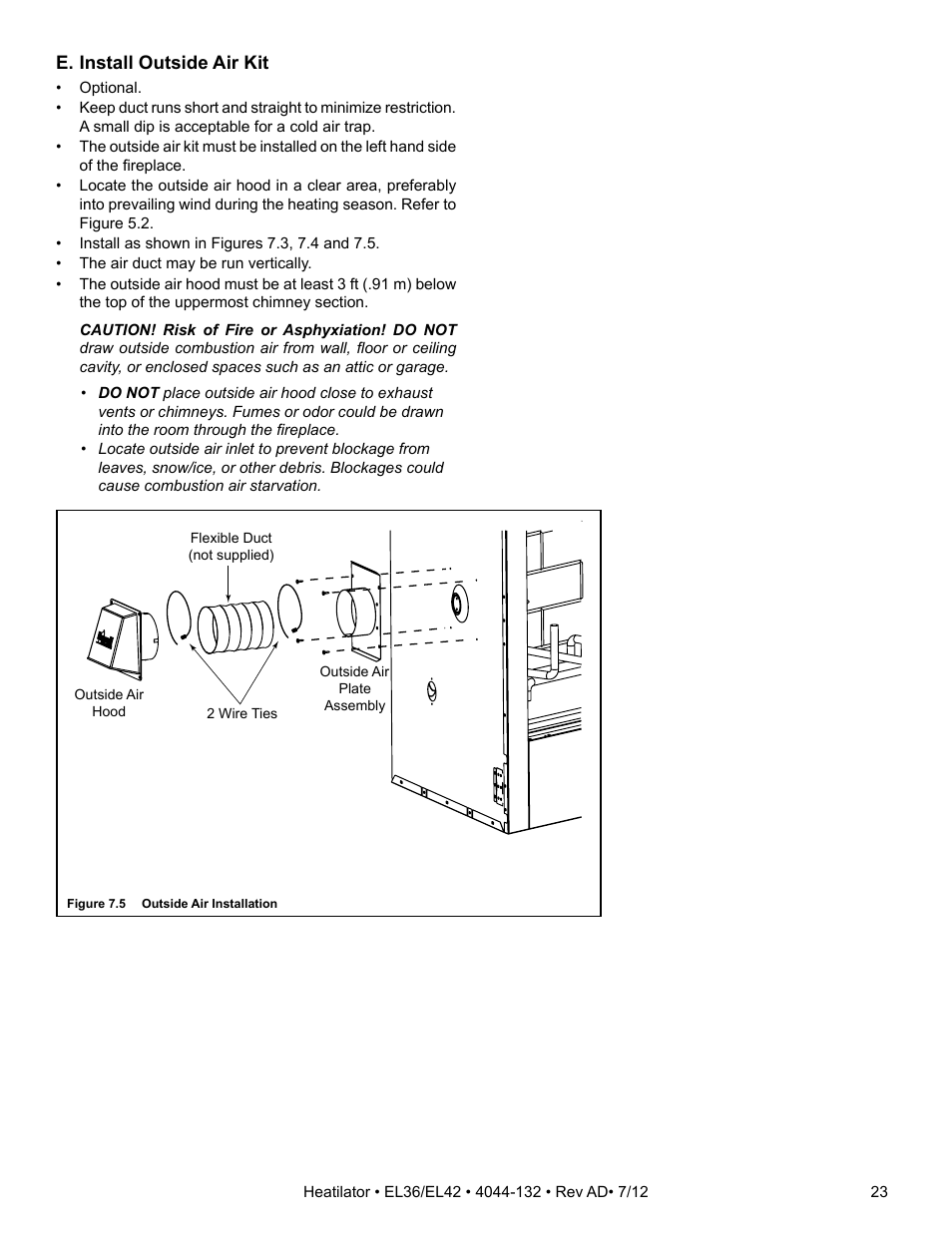 Hearth and Home Technologies EL36 User Manual | Page 23 / 54
