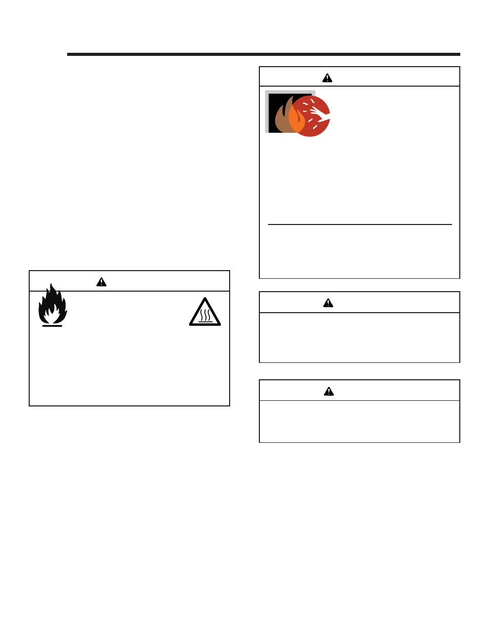Operating instructions, Warning | Hearth and Home Technologies GATEWAY User Manual | Page 34 / 48