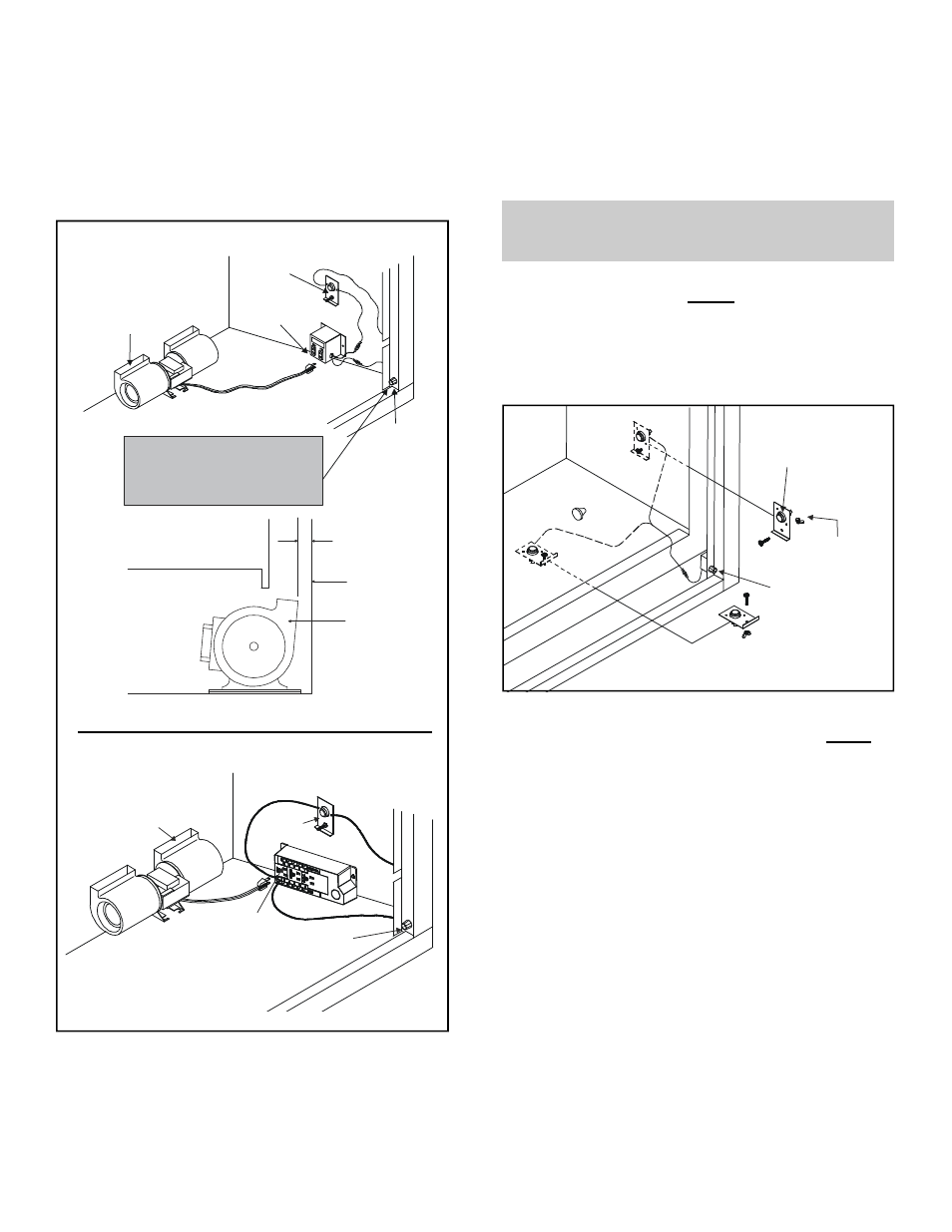 2 installing the blower, 3 installing the speed control and sensor switch | Hearth and Home Technologies GFK-160A User Manual | Page 2 / 3