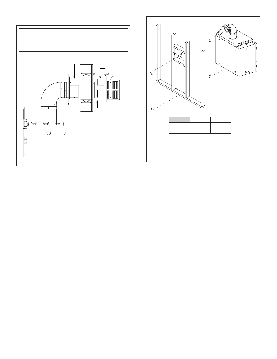 B. wall penetration framing | Hearth and Home Technologies 8000TR-OAK User Manual | Page 34 / 70