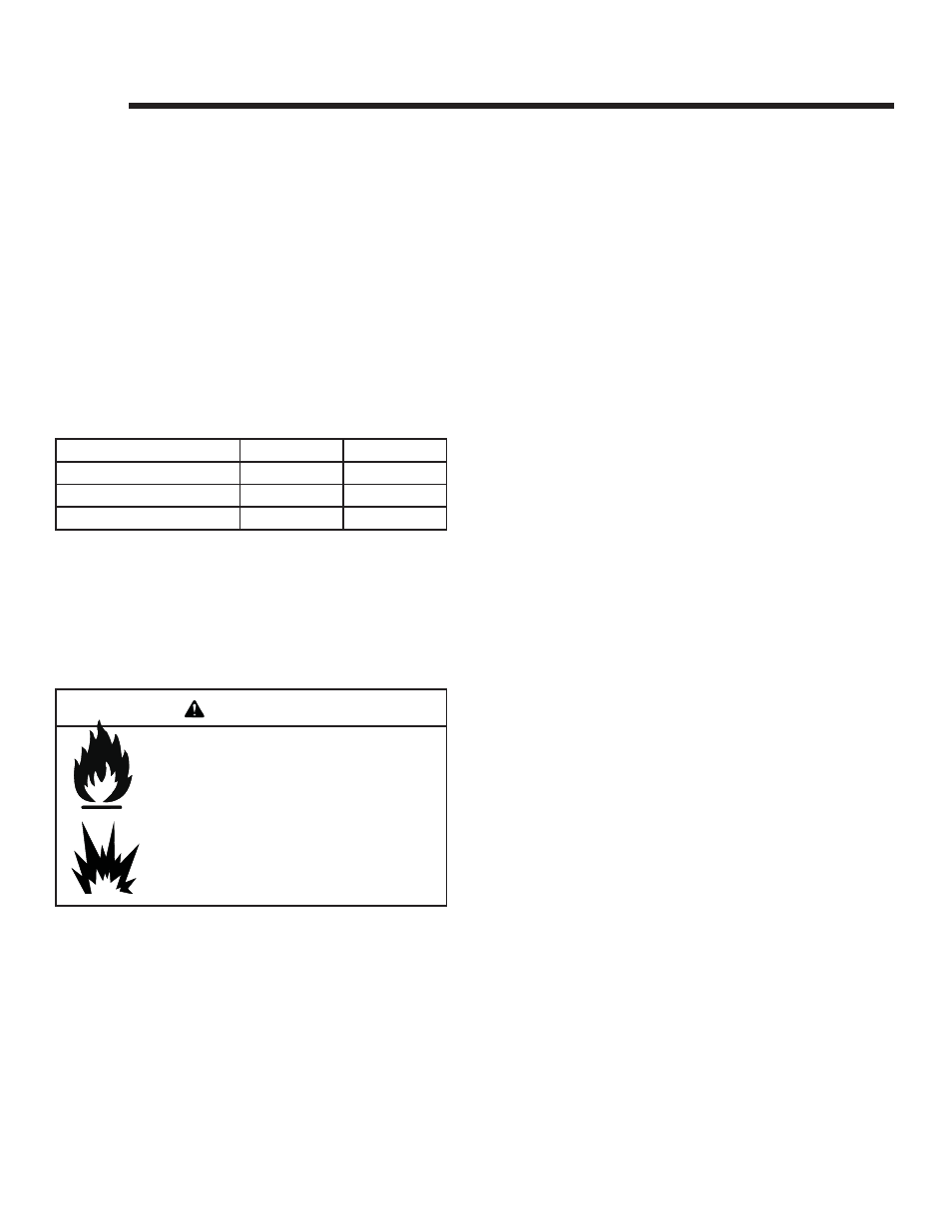 Gas information, Warning | Hearth and Home Technologies 8000TR-OAK User Manual | Page 48 / 70