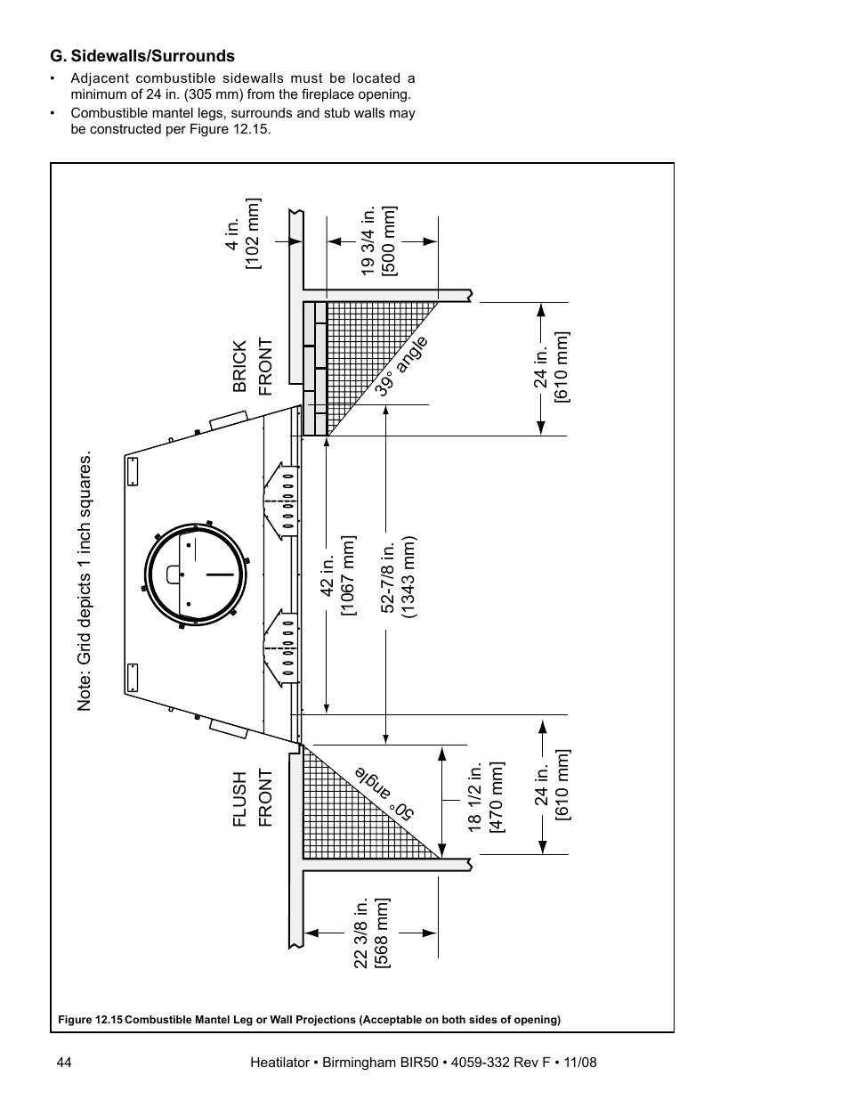 Hearth and Home Technologies BIR50 User Manual | Page 44 / 52