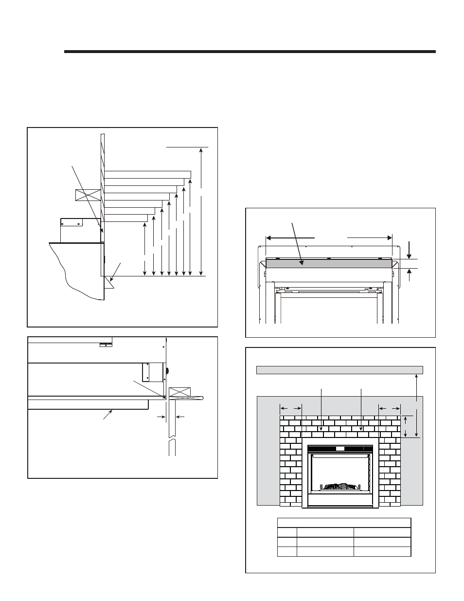 Finishing, A. mantel and wall projections, B. facing material | Hearth and Home Technologies TWILIGHT-II-B User Manual | Page 30 / 44