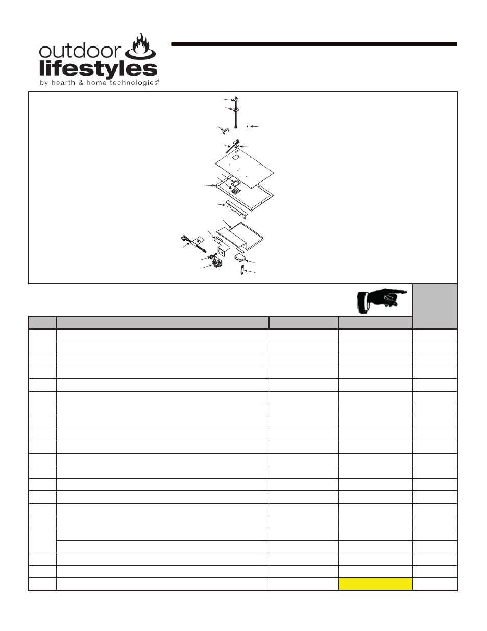 Twilight-ii-b, 17 valve assembly, Service parts | Stocked in depot | Hearth and Home Technologies TWILIGHT-II-B User Manual | Page 42 / 44