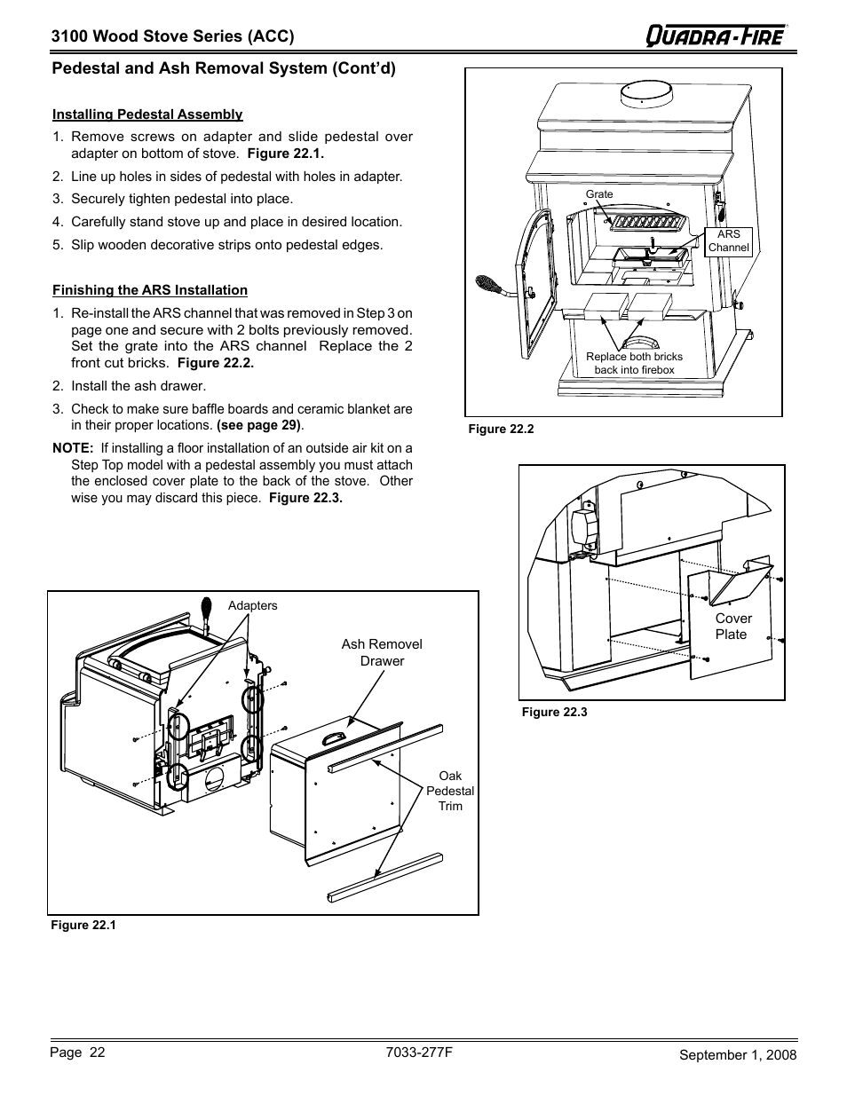 Hearth and Home Technologies 31ST-ACC User Manual | Page 22 / 48