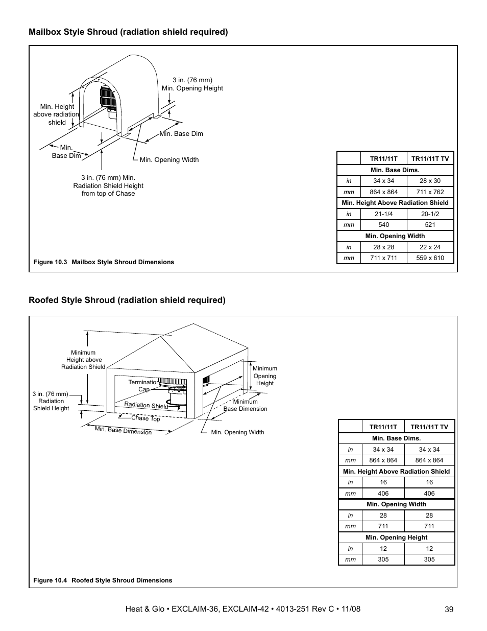 Hearth and Home Technologies EXCLAIM-36 User Manual | Page 39 / 56
