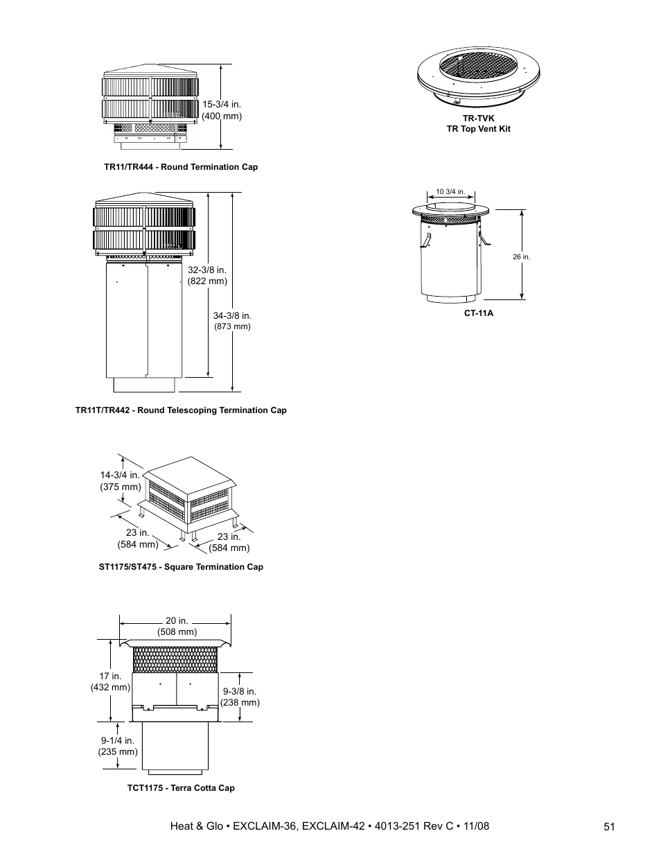 Hearth and Home Technologies EXCLAIM-36 User Manual | Page 51 / 56