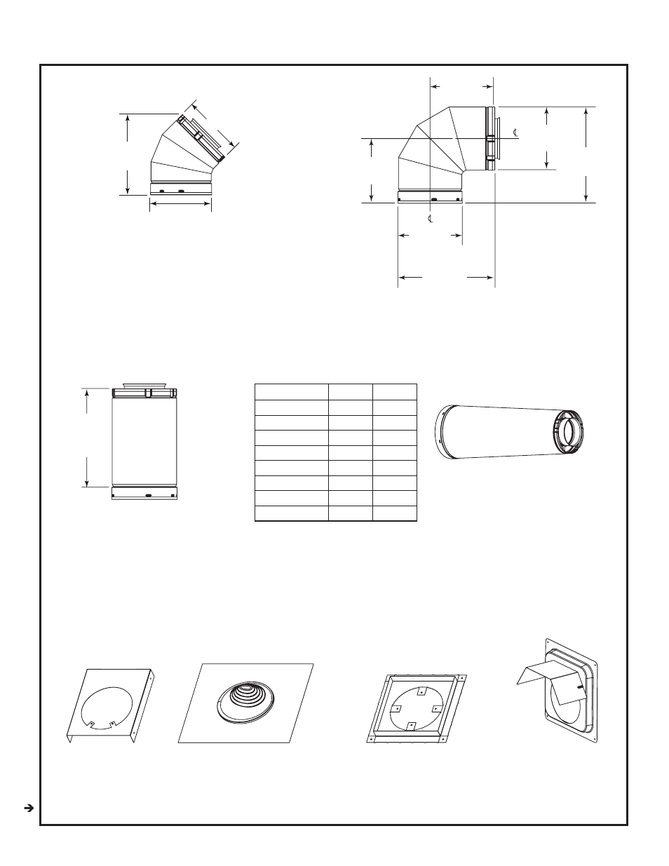 B. vent components diagrams (continued) | Hearth and Home Technologies 6000GL-IPILP-S User Manual | Page 65 / 70