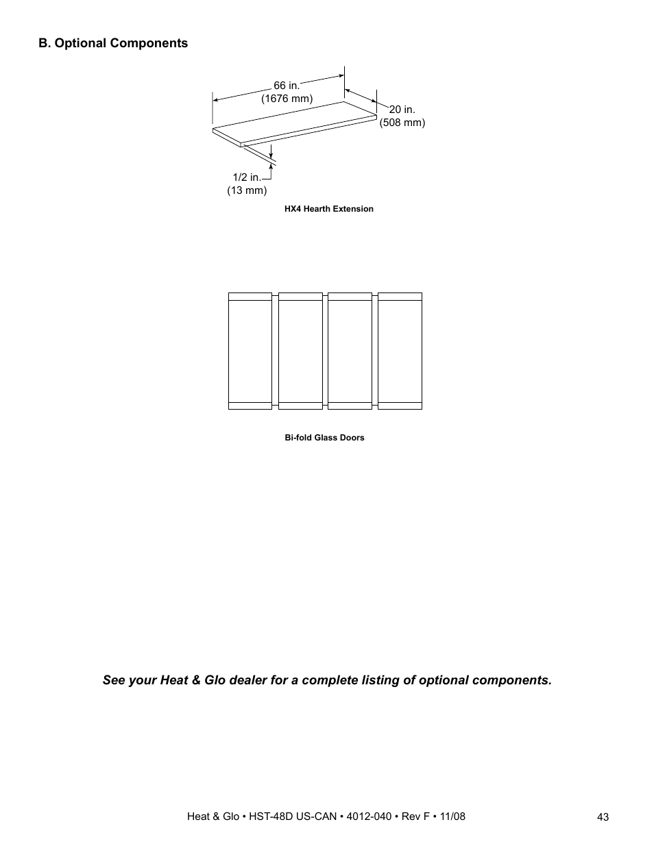 Hearth and Home Technologies HST-48D User Manual | Page 43 / 48