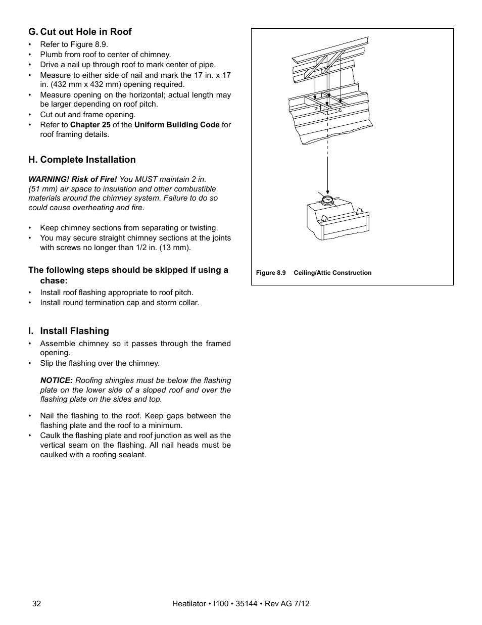 Hearth and Home Technologies I100 User Manual | Page 32 / 52