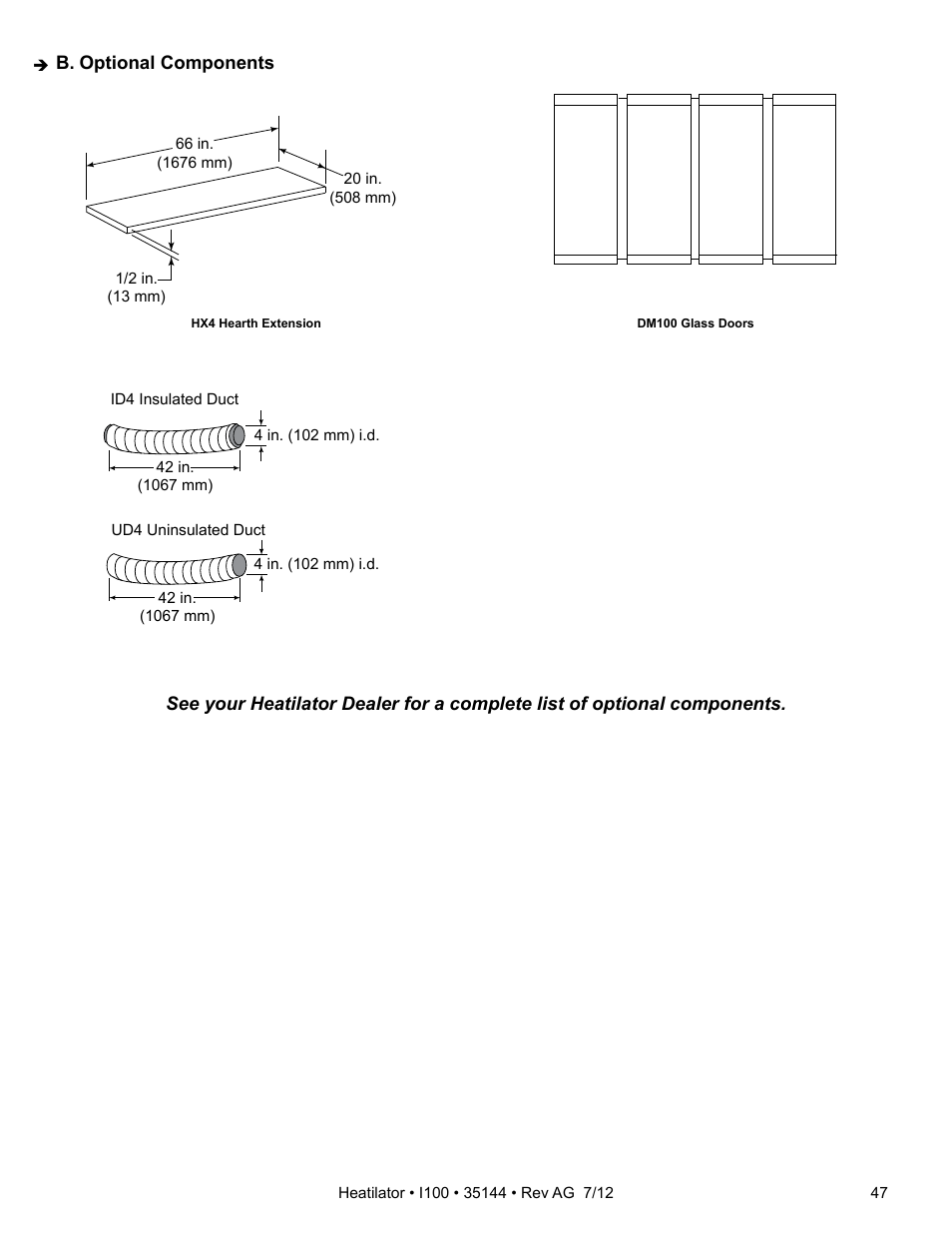 Hearth and Home Technologies I100 User Manual | Page 47 / 52