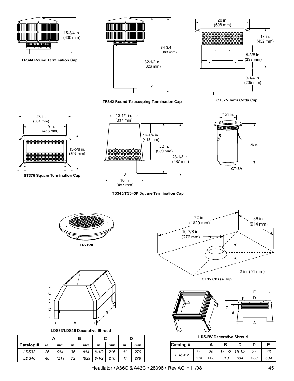 Hearth and Home Technologies A42C User Manual | Page 45 / 48