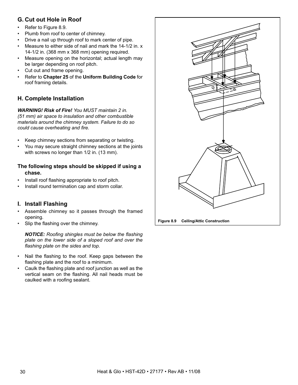 Hearth and Home Technologies Wood Burning Fireplace HST-42D User Manual | Page 30 / 48