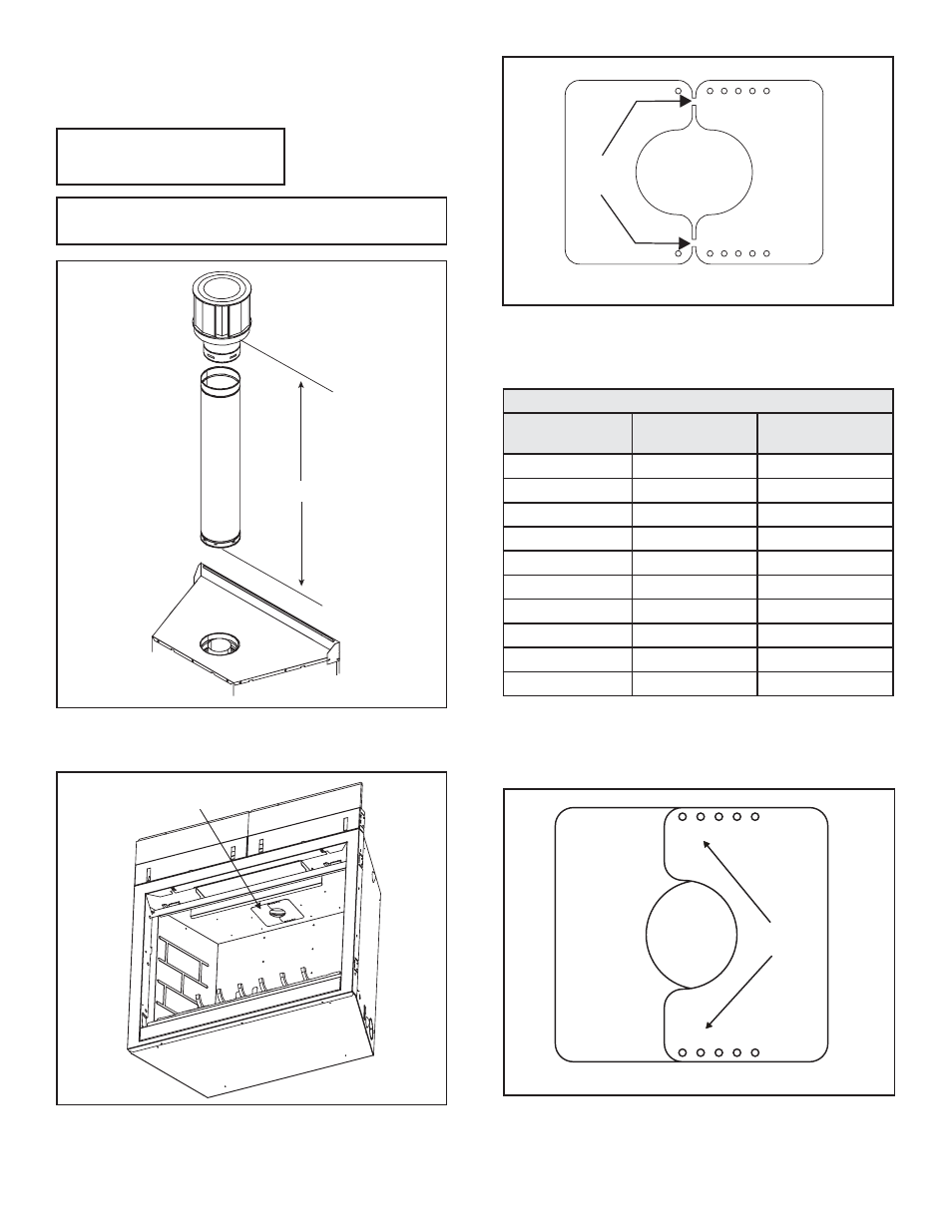 Top vent - vertical termination no elbow | Hearth and Home Technologies 6000GCF-IPI User Manual | Page 26 / 61