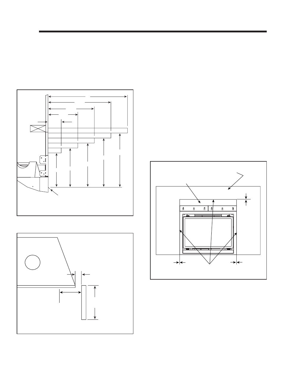 Finishing, A. mantel and wall projections, B. facing material | Hearth and Home Technologies 6000GCF-IPI User Manual | Page 45 / 61