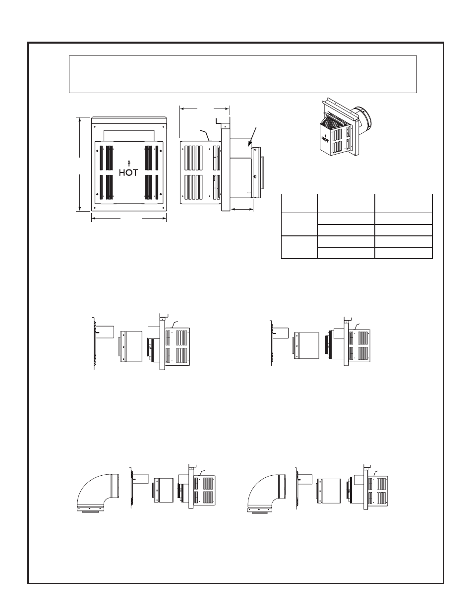 B. vent components diagrams (continued) | Hearth and Home Technologies 6000GCF-IPI User Manual | Page 55 / 61