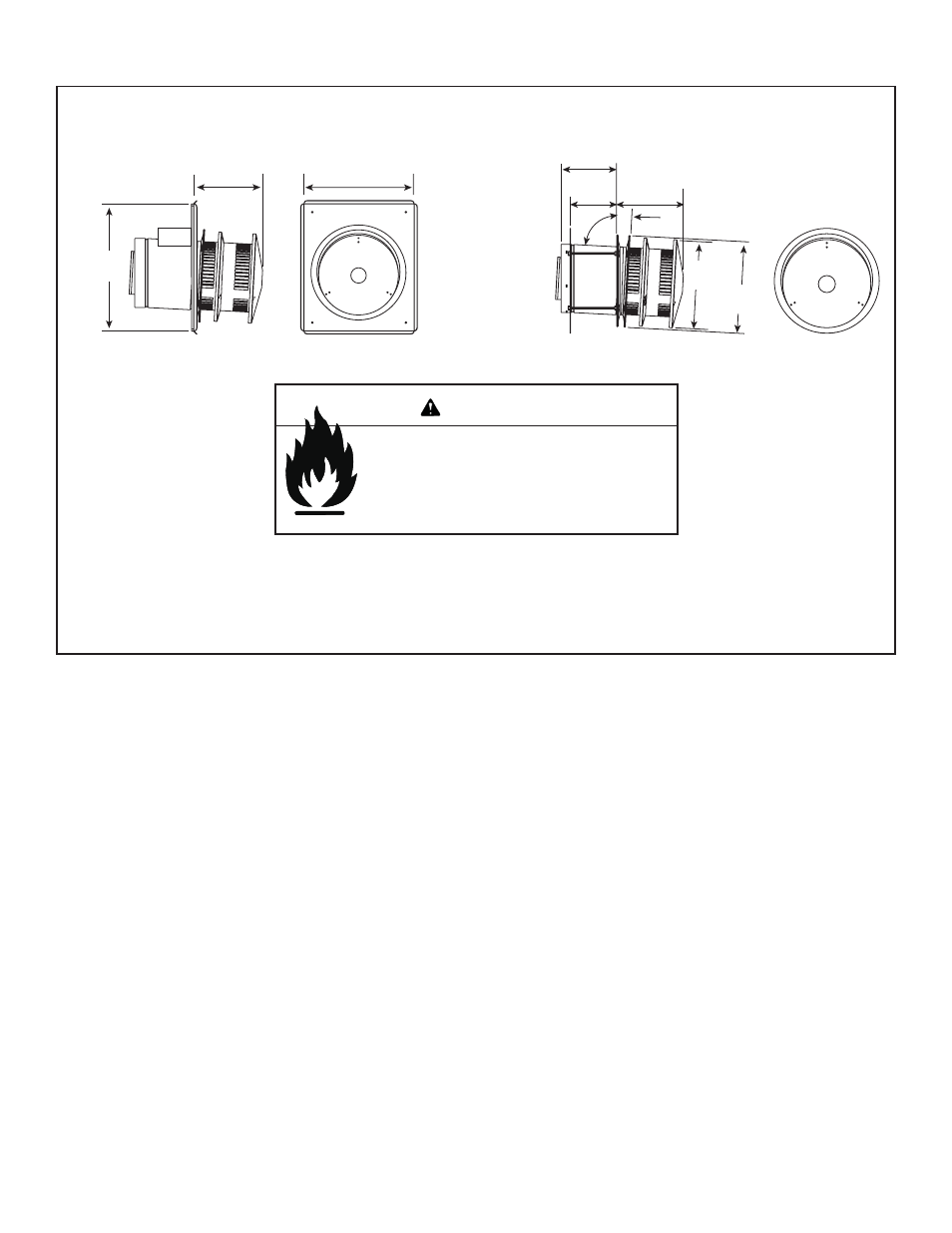 Warning, B. vent components diagrams (continued) | Hearth and Home Technologies 6000GCF-IPI User Manual | Page 57 / 61