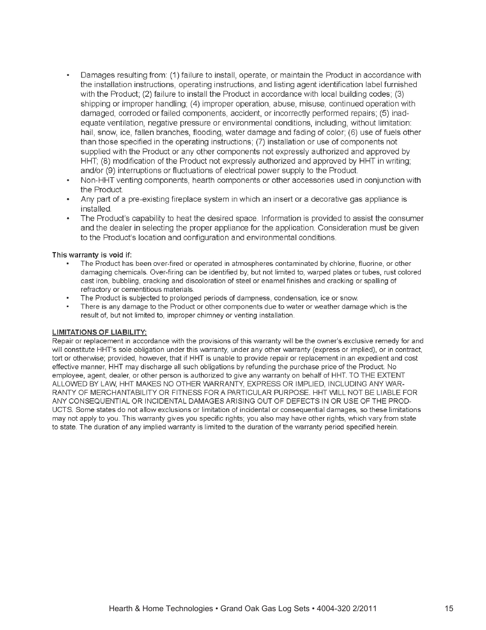 Hearth and Home Technologies ODGO324-IPI-NG User Manual | Page 15 / 16
