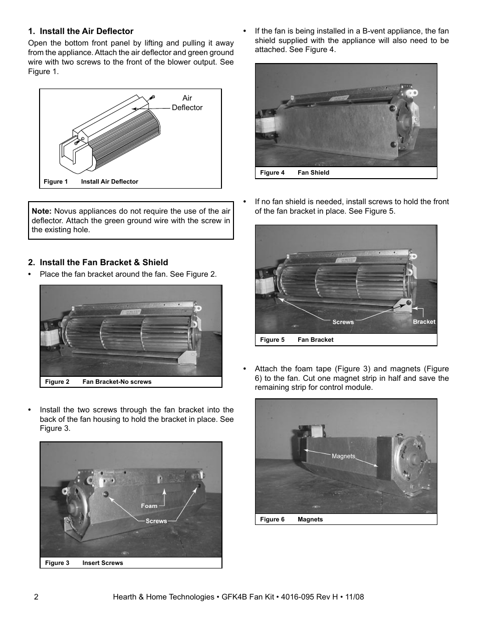 Hearth and Home Technologies GFK4B User Manual | Page 2 / 4