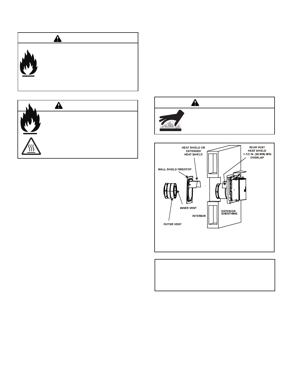 Warning | Hearth and Home Technologies Bravo User Manual | Page 23 / 61