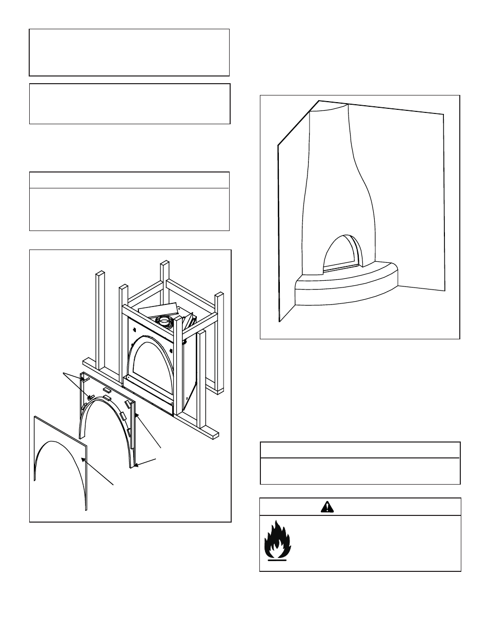 Caution, Warning | Hearth and Home Technologies Bravo User Manual | Page 33 / 61