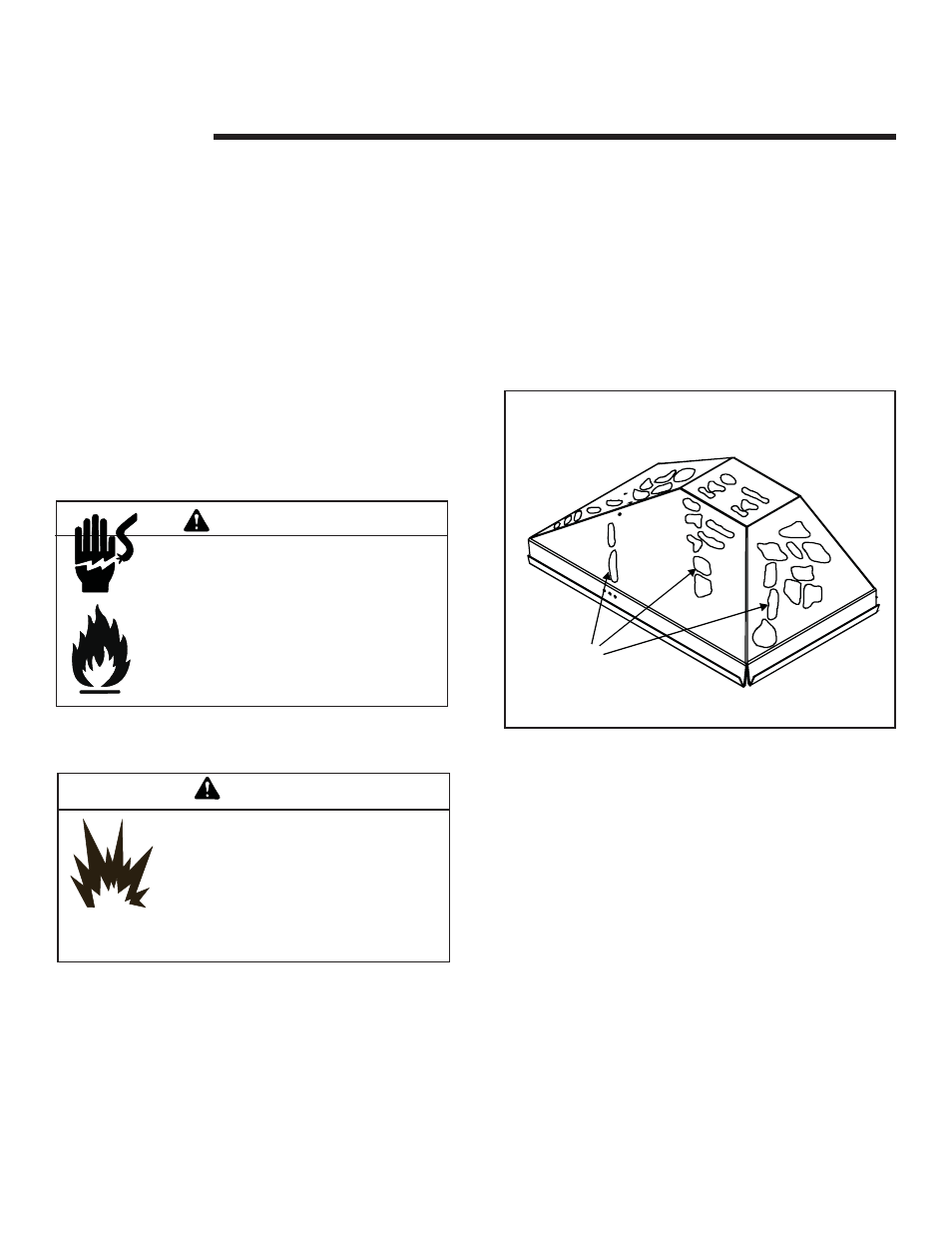 Appliance setup, Warning | Hearth and Home Technologies Bravo User Manual | Page 35 / 61