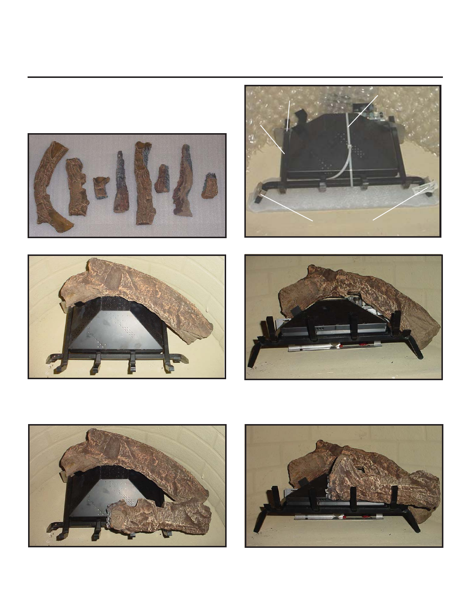 Log assembly: logs-aztec | Hearth and Home Technologies Bravo User Manual | Page 36 / 61