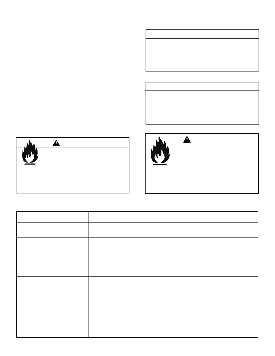 Warning, Caution | Hearth and Home Technologies Bravo User Manual | Page 45 / 61