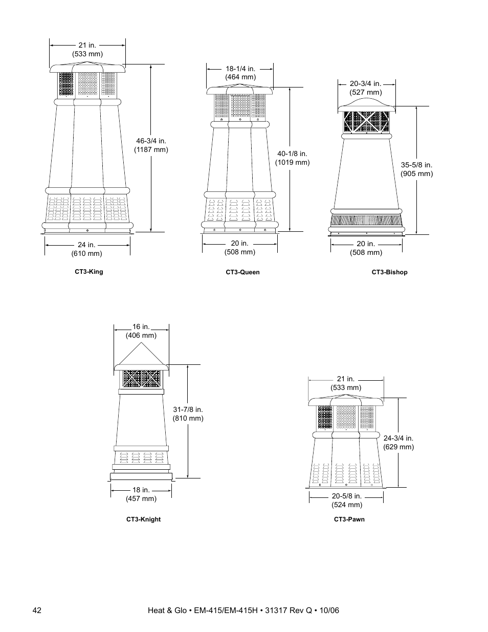 Hearth and Home Technologies EM-415 User Manual | Page 42 / 48