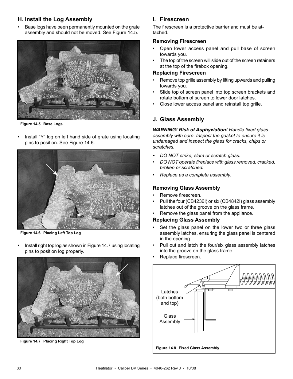 Hearth and Home Technologies B-Vent Gas Appliance CB4842IR User Manual | Page 30 / 40