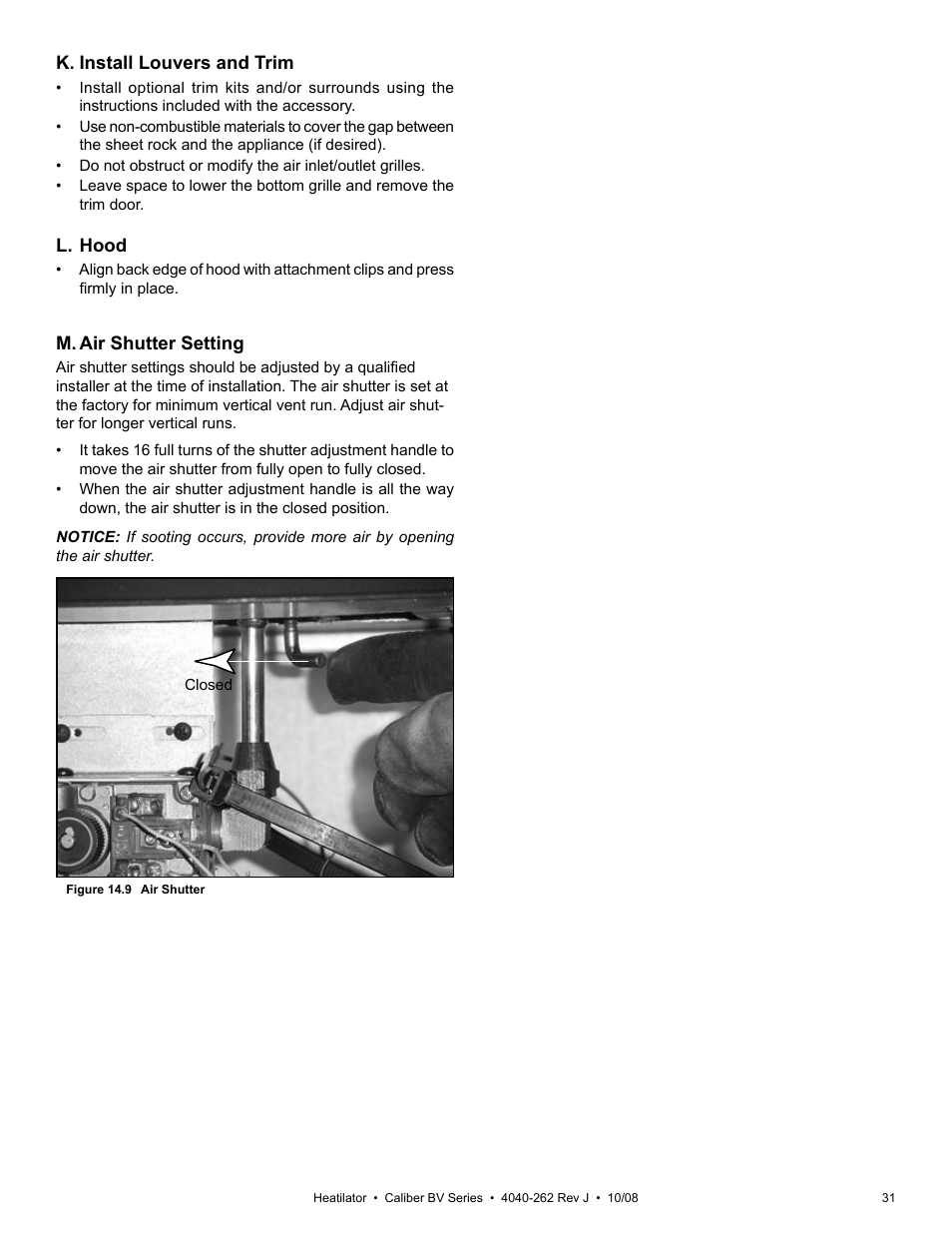 Hearth and Home Technologies B-Vent Gas Appliance CB4842IR User Manual | Page 31 / 40