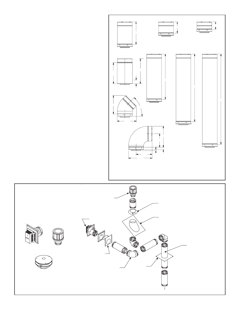 Identifying vent components, Figure 5. vent components and terminations | Hearth and Home Technologies Everest User Manual | Page 11 / 29