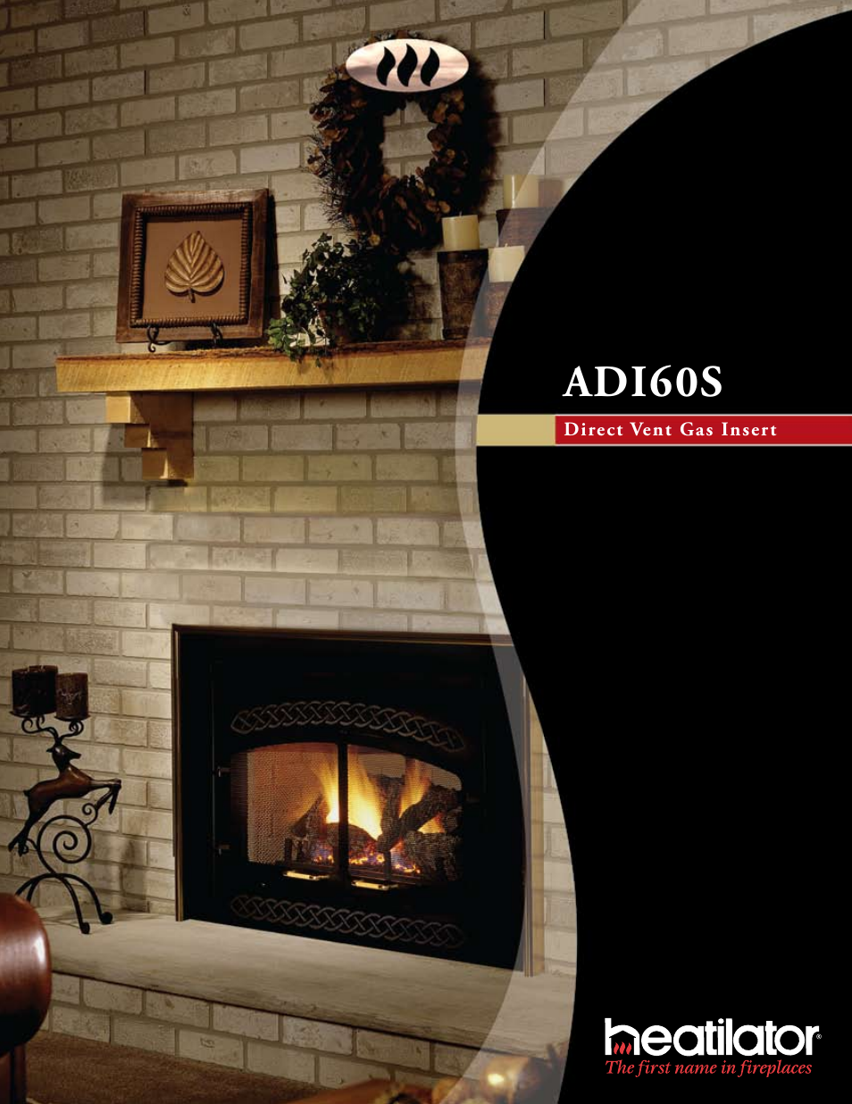 Hearth and Home Technologies Direct Vent Gas Insert ADI60S User Manual | 2 pages