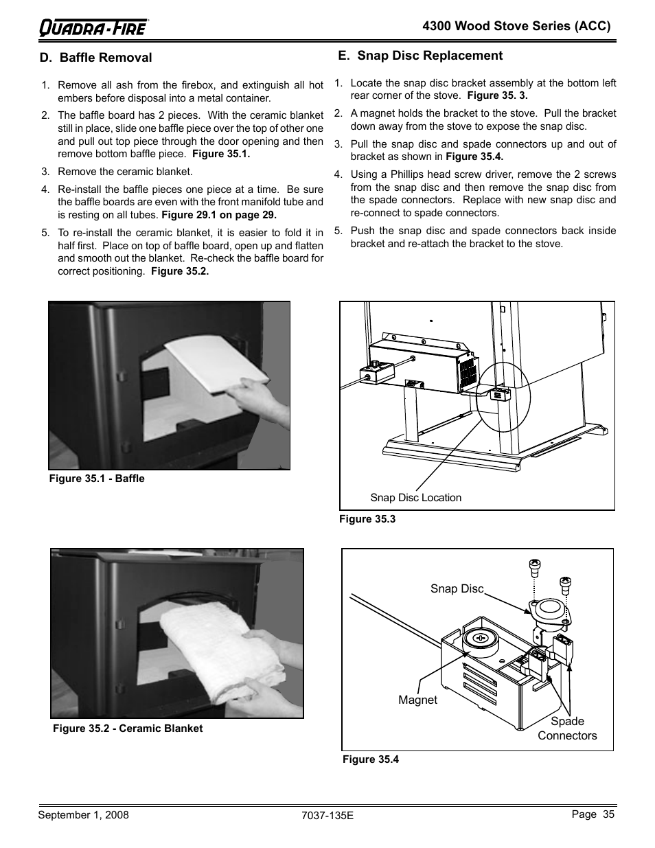 Hearth and Home Technologies Quadra-Fire 43ST-ACC User Manual | Page 35 / 48