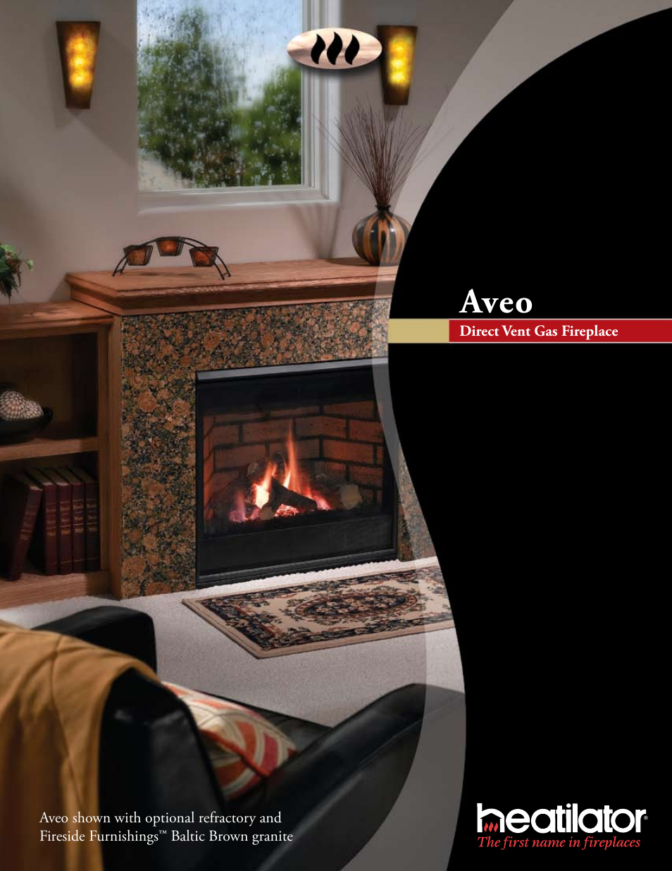 Hearth and Home Technologies Direct Vent Gas Fireplace Aveo User Manual | 4 pages