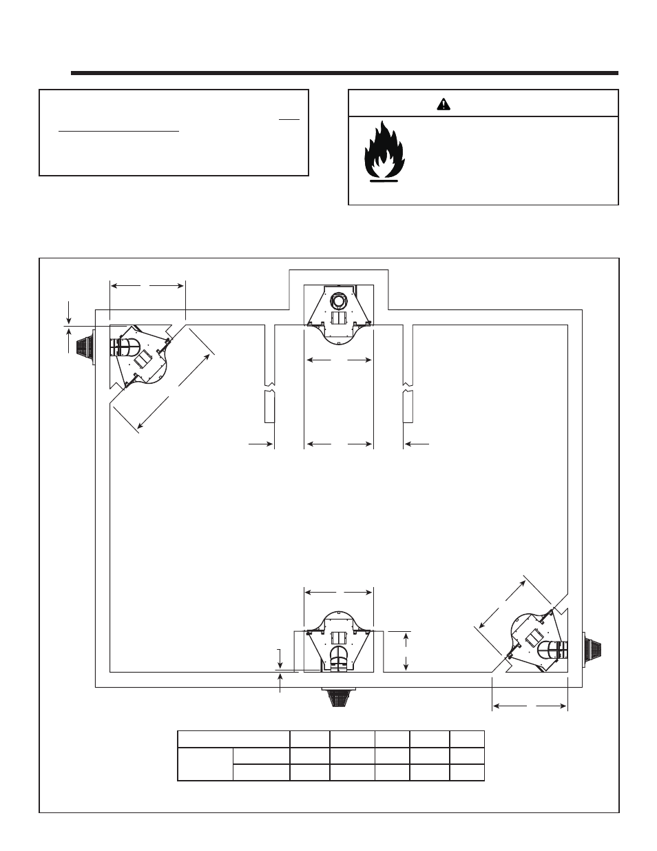 Framing and clearances, Warning | Hearth and Home Technologies Cyclone-BC User Manual | Page 7 / 48