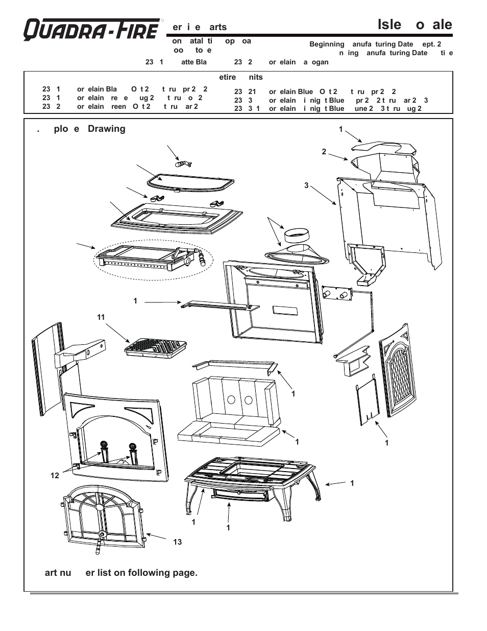 Isle o ale | Hearth and Home Technologies QUADRA-FIRE 823-0170 - MBK User Manual | Page 32 / 40