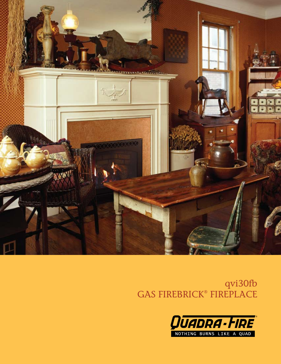 Hearth and Home Technologies Gas Firebrick Fireplace Qvi30fb User Manual | 2 pages