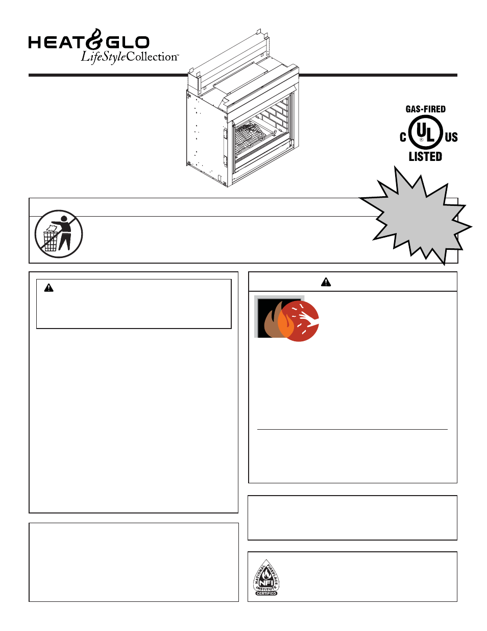 Hearth and Home Technologies Indoor/Outdoor Gas Fireplace Twilight-II-B User Manual | 44 pages