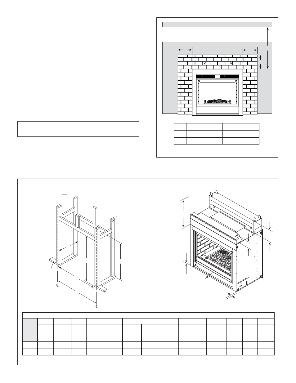 B. clearances | Hearth and Home Technologies Indoor/Outdoor Gas Fireplace Twilight-II-B User Manual | Page 18 / 44