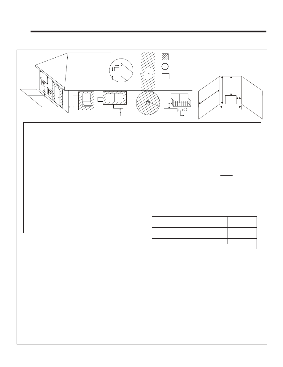 Termination locations, A. appliance opening minimum clearances | Hearth and Home Technologies Indoor/Outdoor Gas Fireplace Twilight-II-B User Manual | Page 20 / 44