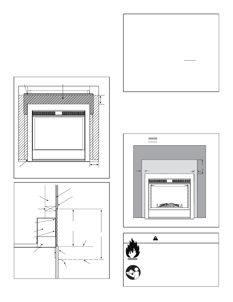 Warning | Hearth and Home Technologies Indoor/Outdoor Gas Fireplace Twilight-II-B User Manual | Page 23 / 44